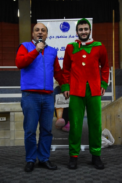 Saint Vincent de paul celebrating Christmas at Jesus & Mary school